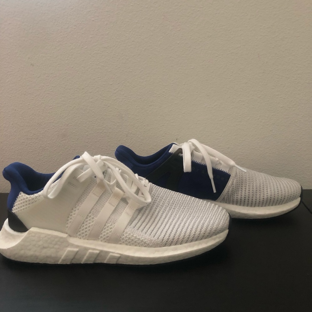 Adidas EQT boost white and purple Size 10